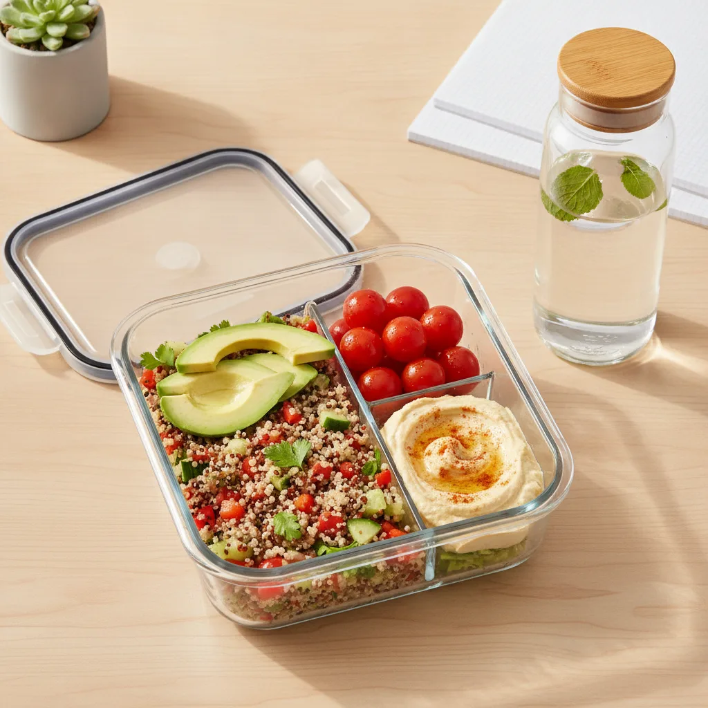 Midday lunch prep